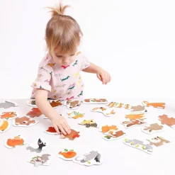 9 puzzles progresivos animales del bosque 33 piezas<Banana Panda Outlet