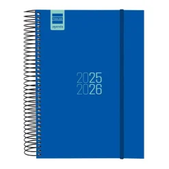 Agenda espiral E10 azul 2025-2026 día página<Finocam New