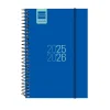 Agenda espiral E8 azul 2025-2026 semana vista horizontal<Finocam New