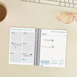 Agenda espiral octavo secundaria 2025-2026 negro día página<Finocam Discount