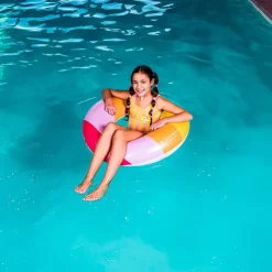 Anillo flotador hinchable Rainbow 90cm<Swim Essentials