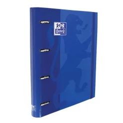 Archivador Europeanbinder A4 4 anillas 25mm. color azul marino con recambio de 100 hojas<Oxford Outlet