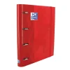 Archivador Europeanbinder A4 4 anillas 25mm. color rojo con recambio de 100 hojas<Oxford Online