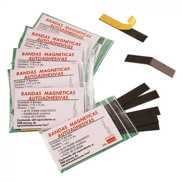 Bandas magnéticas adhesivas 9 unidades<Akros Hot