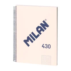 Bloc A4 80 hojas cuadro 5x5mm beige serie 1918<Milan