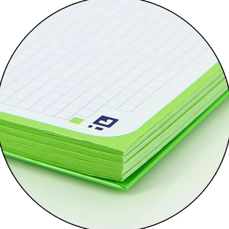 Bloc A4 verde manzana cuadro 5mm. 80 hojas Europeanbook<Oxford Best