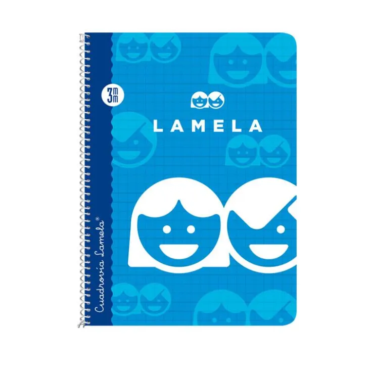 Bloc cuarto cuadrovía 3mm. 40 hojas tapa blanda colores surtidos<Lamela Sale