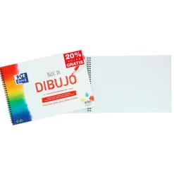 Bloc de dibujo A4 plus liso 20 hojas 130gr.<Oxford Online