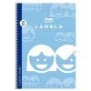 Bloc folio cuadrovía 2,5mm 80 hojas tapa blanda colores surtidos<Lamela Outlet