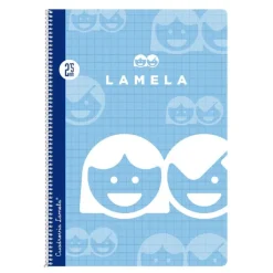 Bloc folio cuadrovía 2,5mm 80 hojas tapa blanda colores surtidos<Lamela Outlet