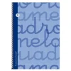 Bloc folio cuadrovía 2,5mm 80 hojas tapa extra dura azul<Lamela Discount