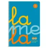 Bloc folio cuadrovía 3mm. 80 hojas tapa polipropileno azul flúor<Lamela Sale