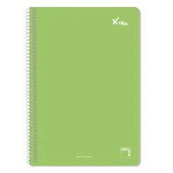 Bloc folio raya horizontal. 80 hojas tapa dura Xtra colores surtidos<Pacsa Sale