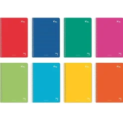 Bloc folio raya horizontal. 80 hojas tapa dura Xtra colores surtidos<Pacsa Sale