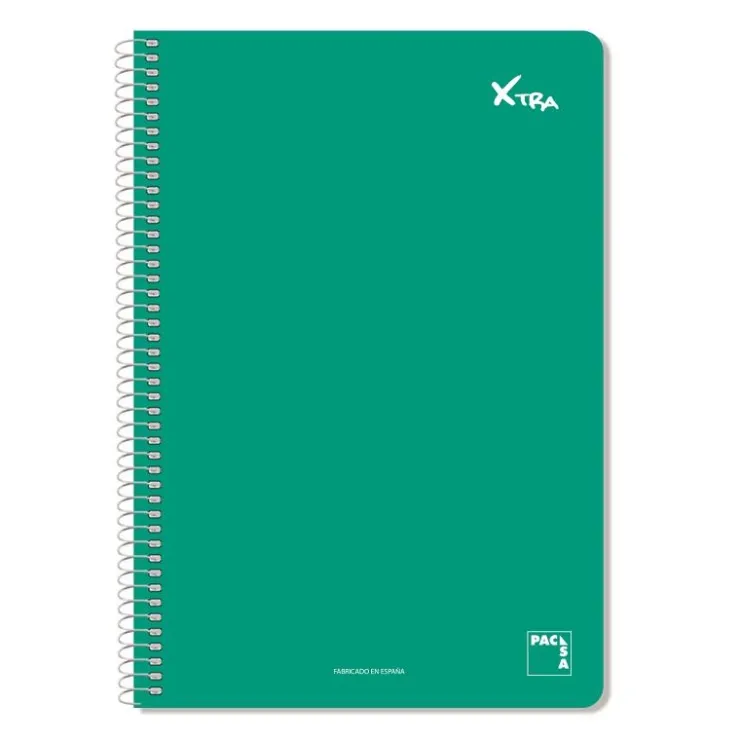 Bloc folio Xtra cuadro 4mm. 80 hojas tapa dura Xtra colores surtidos<Pacsa