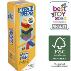 Block and block madera en caja metal<Cayro Clearance