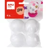 Bolas de pórex 4,5cm 4 unidades<Apli Outlet