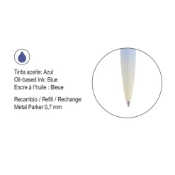 Bolígrafo degradado lila tinta azul<Miquelrius Outlet
