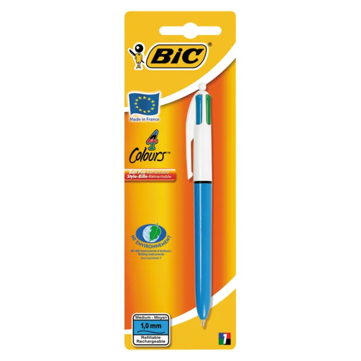 Boligrafo 4 colores<Bic New