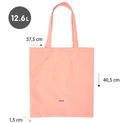 Bolsa de tela Tote bag color rosa serie 1918<Milan Hot