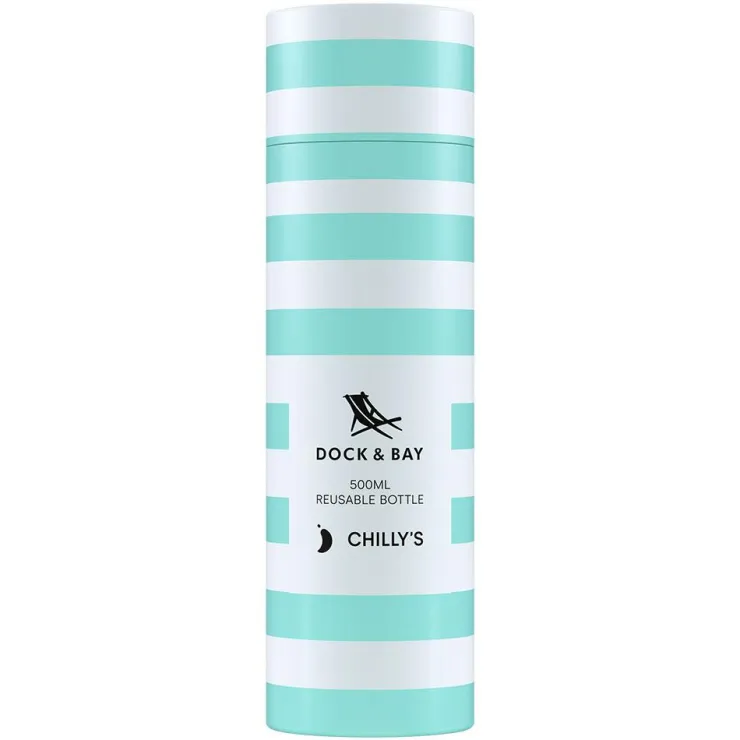 Botella inox Dock and Bay menta 500ml<Chilly Hot