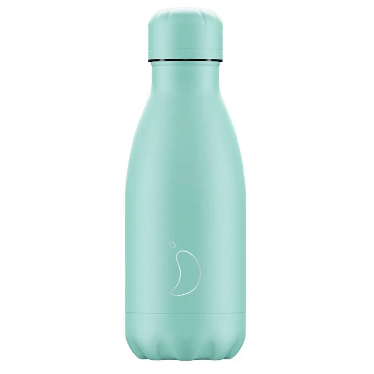 Botella inox menta pastel 260ml<Chilly Discount