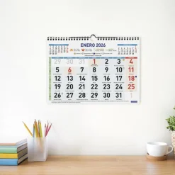 Calendario pared color 2026 números grandes<Finocam Clearance