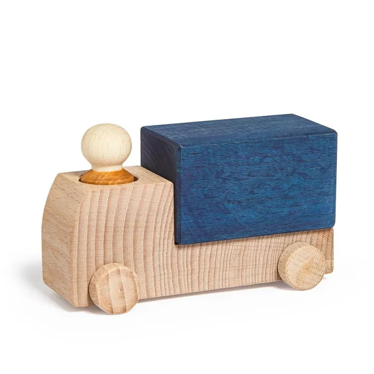 Camión madera azul Lubu con figura<Lubulona Clearance