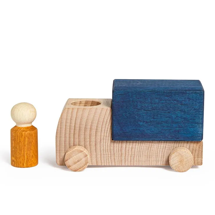 Camión madera azul Lubu con figura<Lubulona Clearance