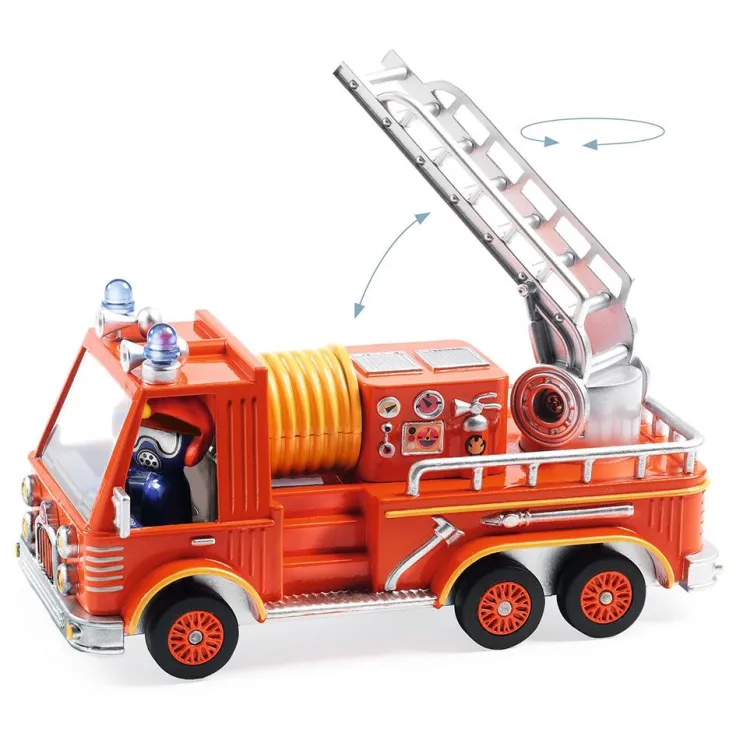 Camión metal Captain Fire Crazy Motors escala 1:43<Djeco Outlet