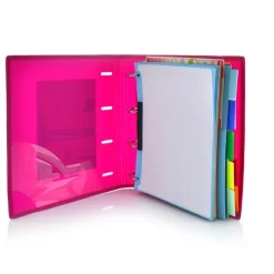 Carpebloc A4 4 anillas 32mm. con recambio de 100 hojas colores surtidos<Fraga Outlet