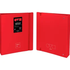 Carpeta A4 4 anillas 40mm polyfoam rojo Unequal Minimal<Grafoplas Clearance