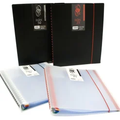 Carpeta A4 50 fundas extraíbles color negro Index<Grafoplas Discount