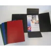 Carpeta folio de cartón extra duro azul con solapas<Saro