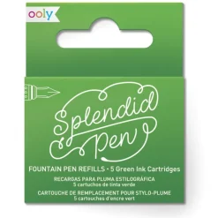 Cartucho de tinta verde pluma Splendid 5 unidades<Ooly Best