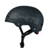 Casco negro talla M luz Led<Micro Discount