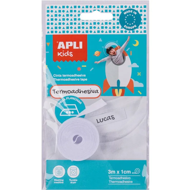 Cinta termoadhesiva para ropa 10mmx3m<Apli Discount