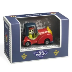 Coche metal Red Skull Crazy Motors escala 1:43<Djeco Clearance