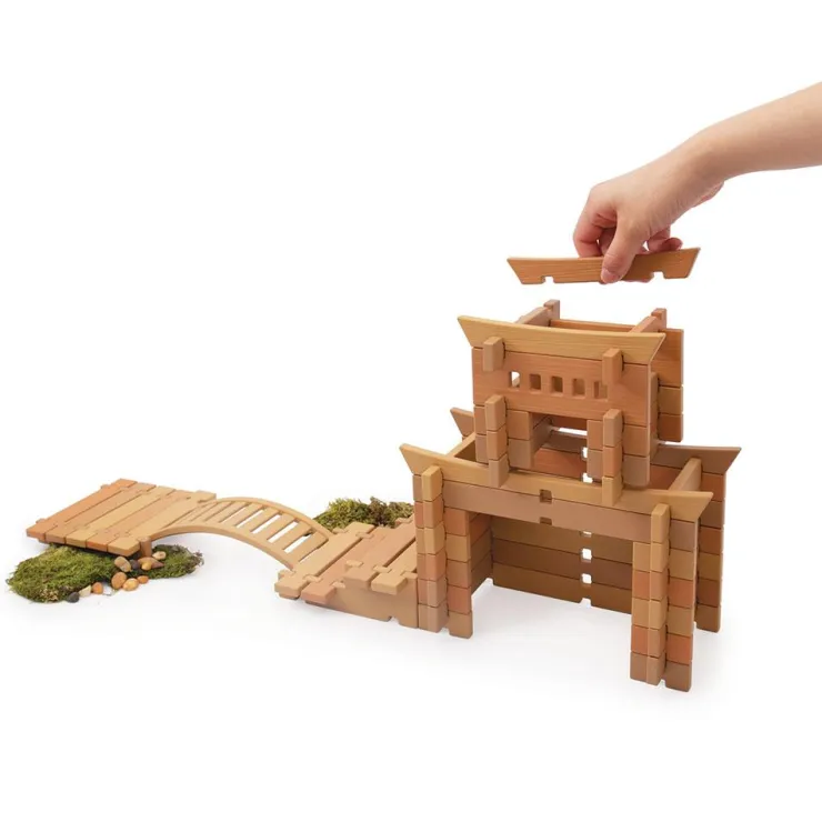 Construcción Notch Blocks Eastern 87 piezas<Guidecraft Online