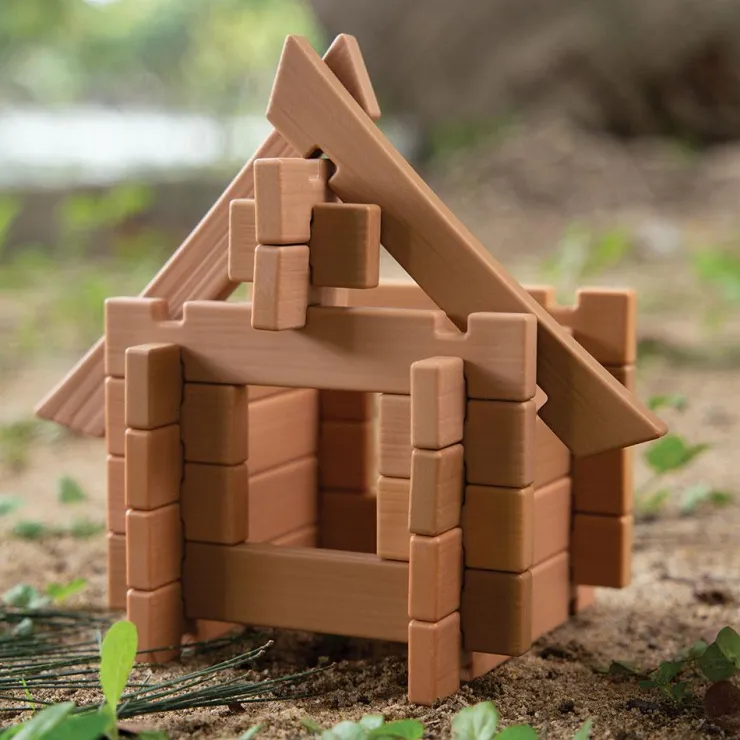 Construcción Notch Blocks Eastern 87 piezas<Guidecraft Online
