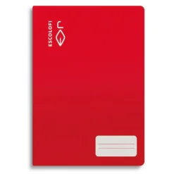 Cuaderno cuarto color rojo pauta Montessori 3,5mm. 32 hojas<Escolofi Hot