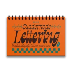 Cuaderno de lettering. Practica caligrafía Curioos paso a paso< New