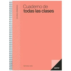 Cuaderno del profesor para todas las clases semana vista vertical<Additio Online