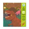 Cuadros para rascar el reino de los dinosaurios<Djeco Sale