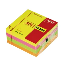 Cubo notas multicolor<Apli