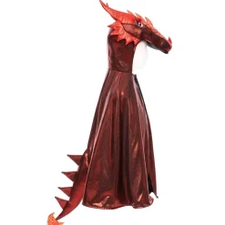 Disfraz capa dragón rojo 4-5 años<Great Pretenders Online