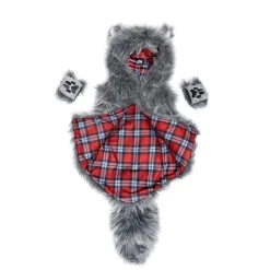 Disfraz lobo 3-4 años sudadera con capucha y guantes<Great Pretenders Online