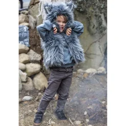 Disfraz lobo 3-4 años sudadera con capucha y guantes<Great Pretenders Online