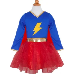 Disfraz superheroína 5-6 años<Great Pretenders New