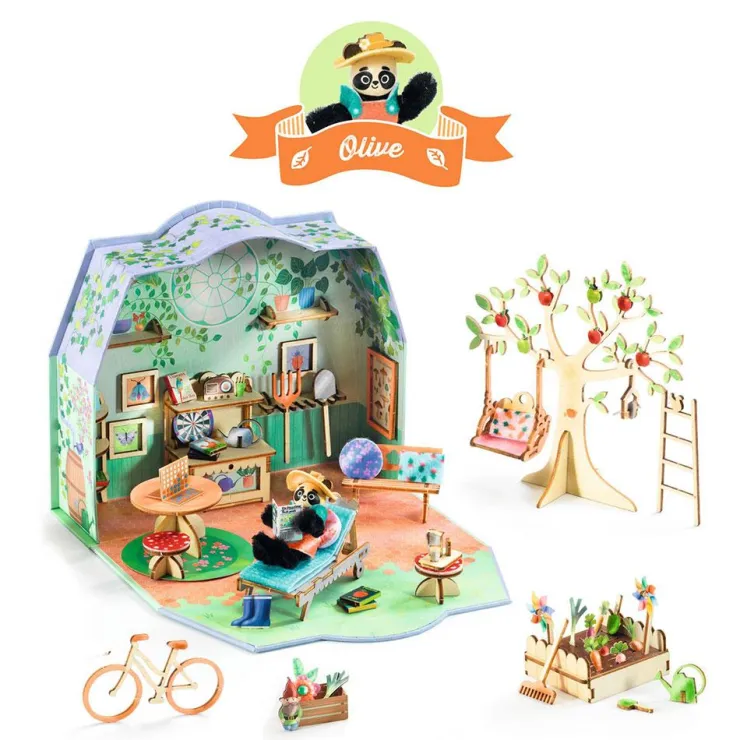 DIY Mi house Olive<Djeco Clearance